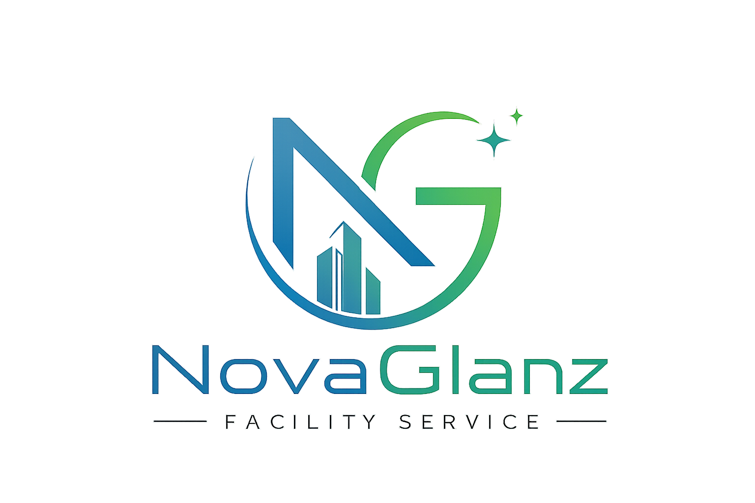 NovaGlanz Facility Service logo tasarımı